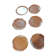 Flat plates set of 6, vallauris felix ceram
