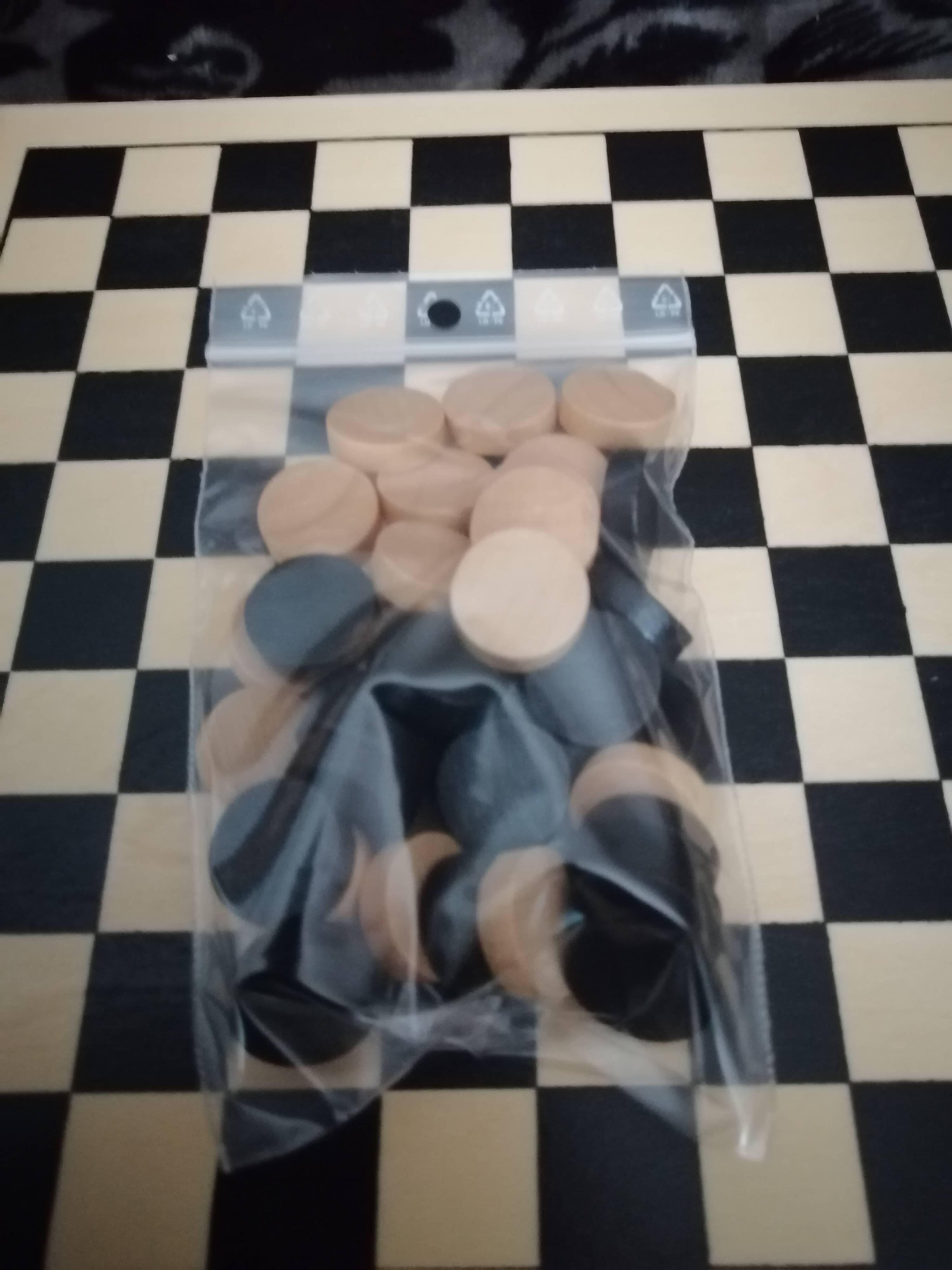 Wooden travel board game box (bayard brand)