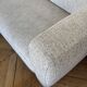 Zanotta sofa - cream herringbone wool fabric by Pierre Frey - 230 x 100 cm