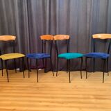 A set of four chairs, Alcantara, Italy, 1980s