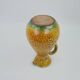 Large yellow ceramic pitcher in the Accolay style