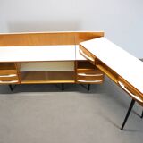 Modular desk and mid-century storage unit by Mojmír Požár, UP Závody, 1960s