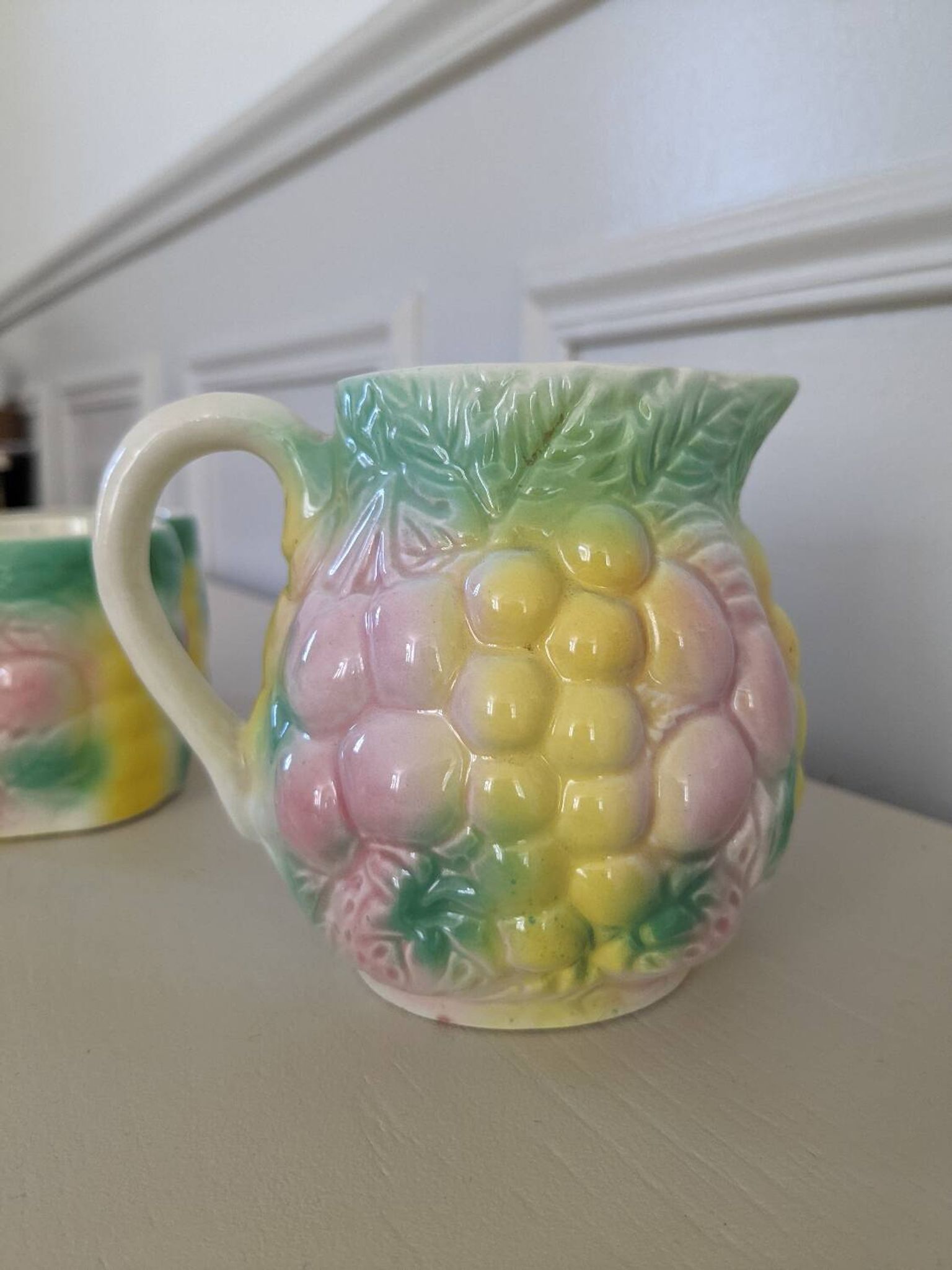 Coffee set in earthenware