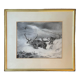 Painting Drawing "Deer in the snow" circa 1910 Gallery New York