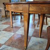 oval mahogany table