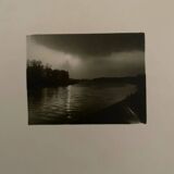 Josef SUDEK, The Lab River at Dusk. Vintage silver print. 1955