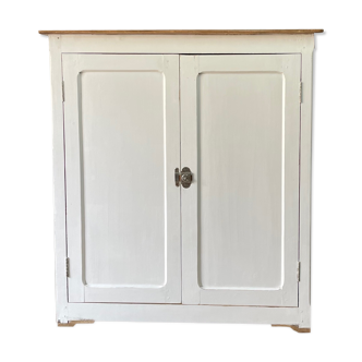 High Parisian buffet - white and wood