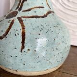 Handmade ceramic lamp base signed