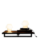 Set of 2 Mushroom Table Lamps by Venini for Mazzega, Italy, 1960s