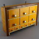 Cabinet loom shelf with drawer layette style