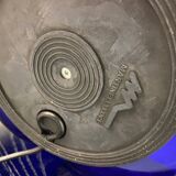 Modern Italian Space Age Blue Foglia 634 Martinelli Table Lamp, by Elio Martinelli for Martinelli Luce, 1969