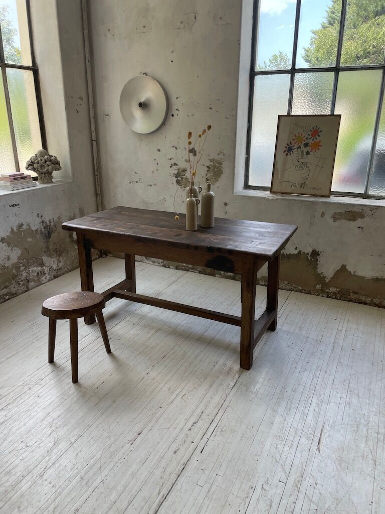 Work farm table established oak