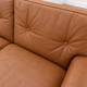 Mid-century Scandinavian Peem Oy, 2-seater cognac leather sofa 1960s