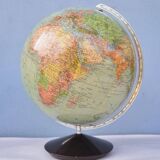 Earth globe 40s - 50s Art Deco - Columbus