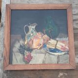 Oil on cardboard by H.Hudertmark 1939