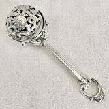 Ancien hochet grelot en argent