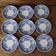 Set of 9 coffee plates 'Burgenland' by Villeroy and Boch