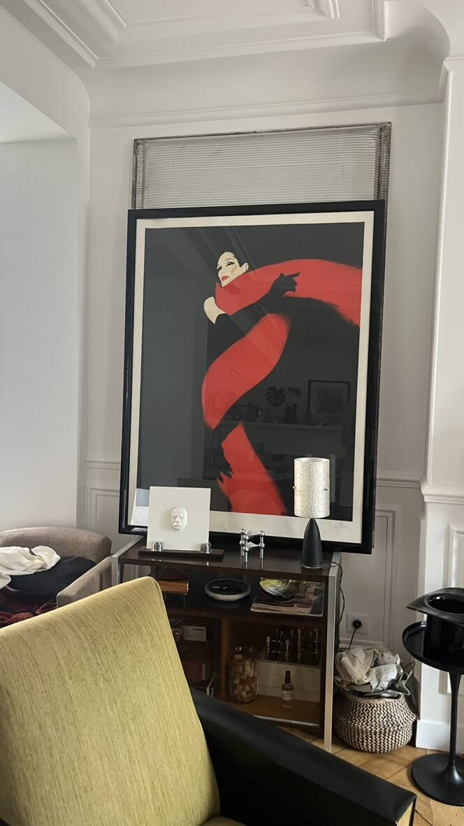 Large lithograph by René Gruau