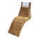 Karlskrona rattan chaise longue by Karl Malmvall for Ikea