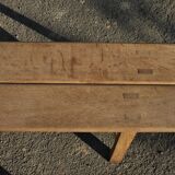 Pair of oak farmhouse benches 150 cm
