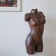Vintage Studio Pottery Female Torso Sculpture 1960s Interior Design
