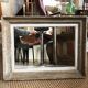 Stucco mirror