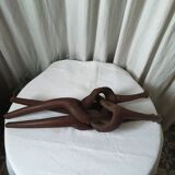 African table wooden tripod foot