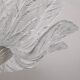 Large Italian Murano Glass Leaf Flush Mount Ceiling Light