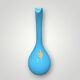 Antique turquoise opaline pitcher vase from Versailles – 1960s