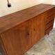 Vintage style scandi enfilade in blond walnut veneer