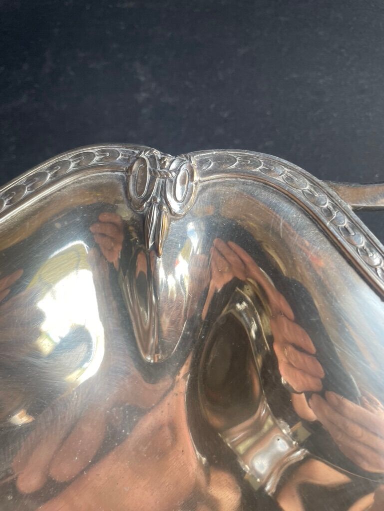 Large basket crankster dish – Silver Metal – Roux-Marquiand