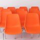 12 Stacking Chairs Vintage 1970s, Germany