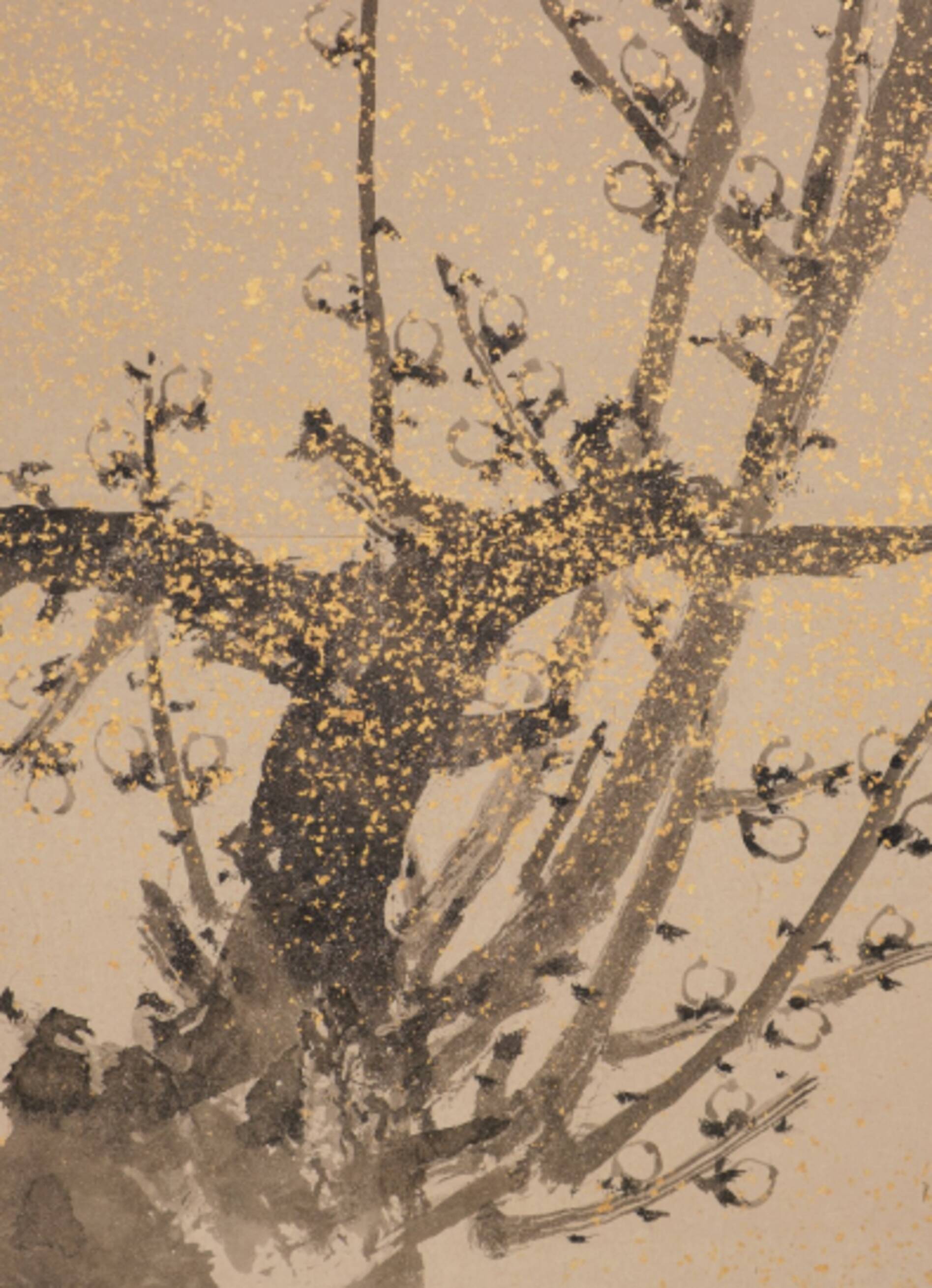 Beautiful Japanese Folding Screen / Byôbu, Six Panels, Taisho / Early 20th Century