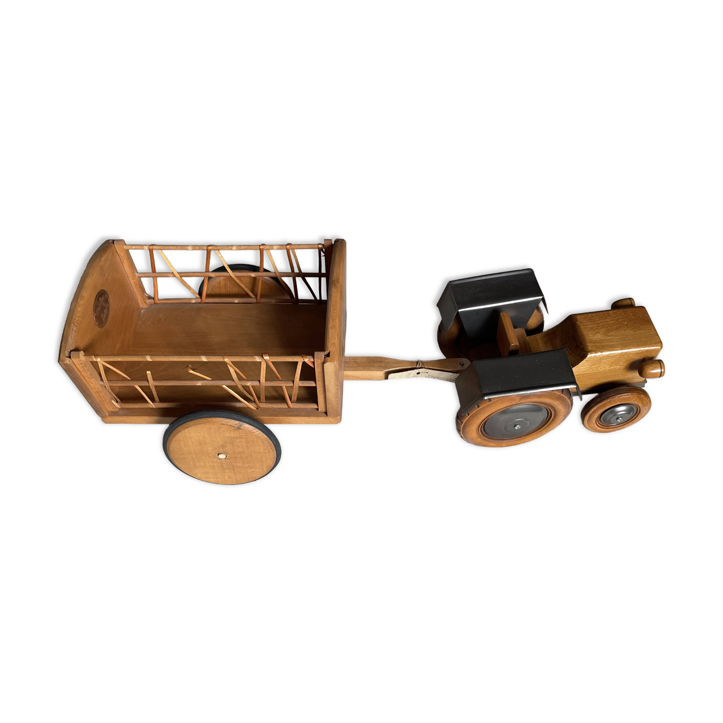 Tractor and trailer Brand Moulin Roty