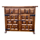 Small sideboard Spanish style Catalan chest of drawers stamped Navarro argudo