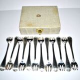 Christofle set of 12 Malmaison Empire oyster forks