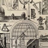 Lithograph on astronomy - 1920