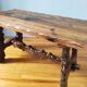 Vintage 1950s Brutalist Chalet Coffee Table