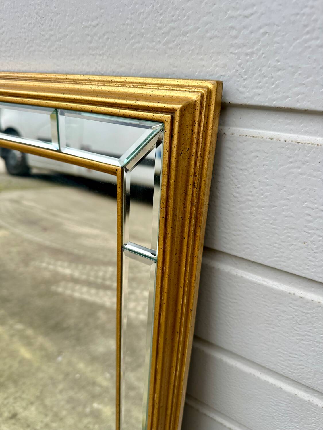 Vintage mid-century Hollywood Regency style mirror