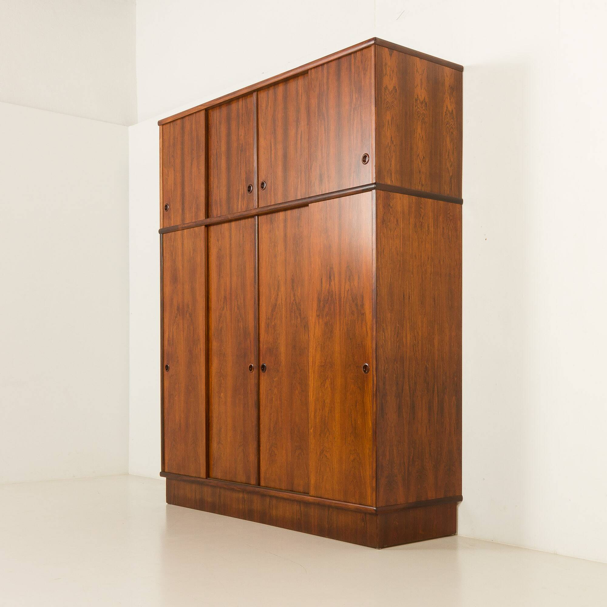 Very rare Danish rosewood cabinet by Omann Jun, 1960s.
