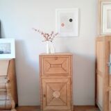 Small solid oak Art Deco sideboard