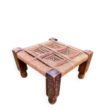 Large Indian rope stool from the early 20th century.