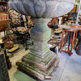 Large fountain stone bird bath