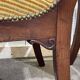 Pair of 19th century mahogany armchairs with crossbars