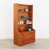 Teak bookcase, Danish design, 1960s, production: Denmark