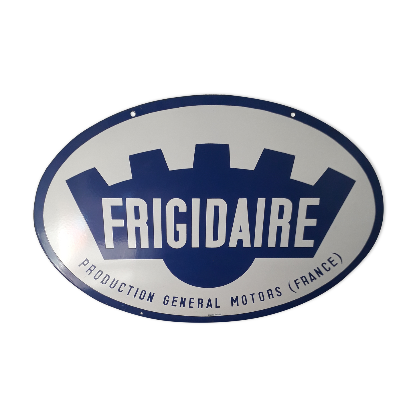 Plaque émaillée Frigidaire