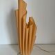 Vintage 1970s Athena Georgia Jacob Salmon Draped Lamp - 50 cm