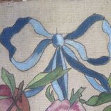 Quatre peintures florales anciennes Art nouveau Italie début du 20e siècle