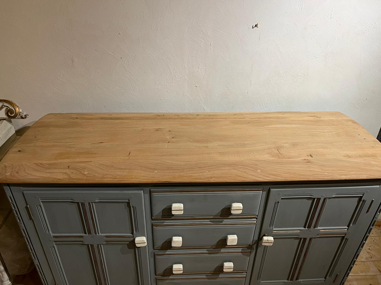 Solid wood sideboard