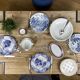 Service depareille glassware and earthenware -4 cutlery - 20 pieces